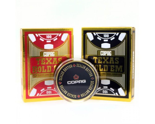 Карты Copag Texas Holdem Double Metal