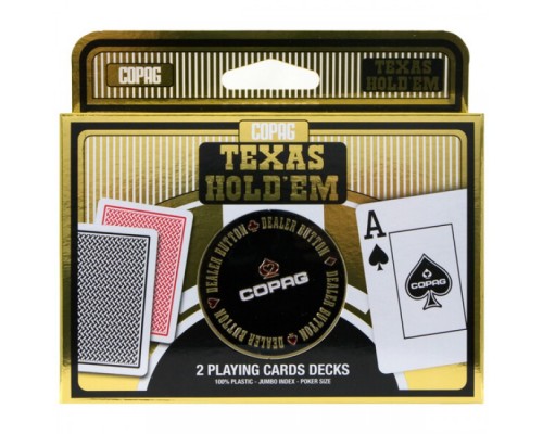 Карты Copag Texas Holdem Double Metal