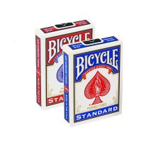 Карты "Bicycle Blank Back Standard Face red/blue"