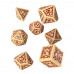 Набор кубиков Pathfinder Second Edition Dice Set, 7 шт, бежево-бордовый