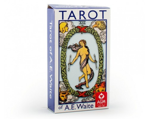 Карты Таро: A.E.Waite Tarot Blue Edition - Pocket - Spanish