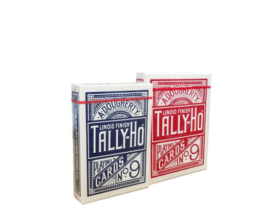 Карты Tally-Ho Standart Index red/blue Fan