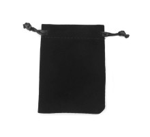 Tarot Bag Velvet Black 15X20 см