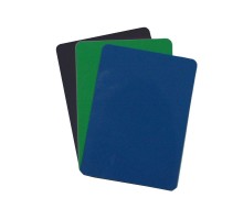 Подрезные карты "Copag cut Card, Poker - set of 10 pcs. Black / Blue / Green"