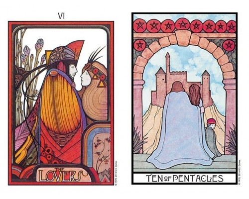 Карты Таро: Aquarian Tarot Deck Italian Edition