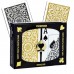 Карты Copag Poker Size Jumbo 1546 Double Deck (Black, Gold)