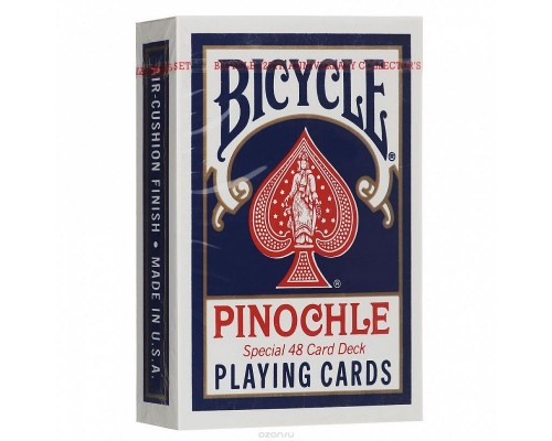 Карты Bicycle Pinochle Red/Blue