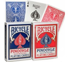 Карты "Bicycle Pinochle Red/Blue"