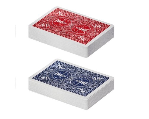 Карты Bicycle Pinochle Jumbo Index Red/Blue