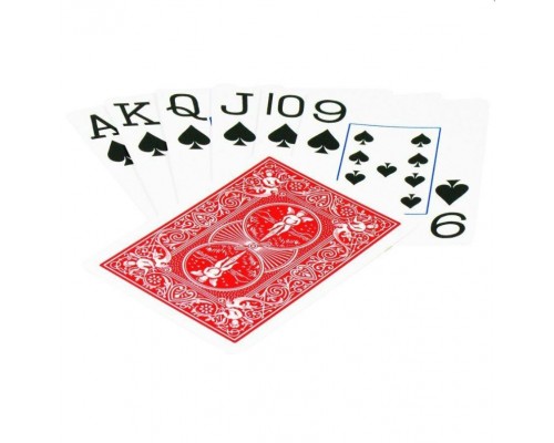 Карты Bicycle Pinochle Jumbo Index Red/Blue