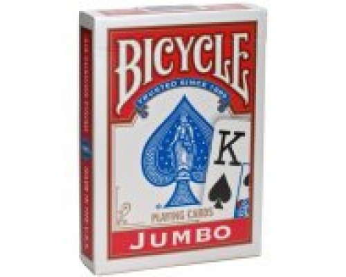 Карты Bicycle Rider Back Jumbo Index 2-pack red/blue