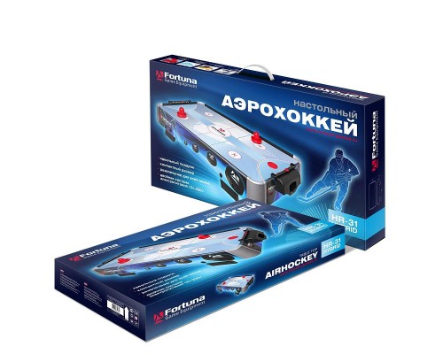 Аэрохоккей FORTUNA HR-31 Blue Ice Hybrid настольный 86Х43Х15СМ