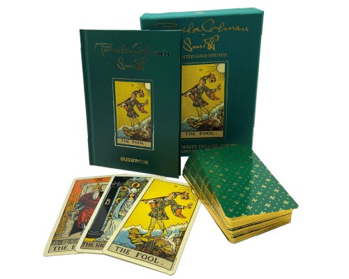 Карты Таро: Smith-Waite Deluxe Tarot: Gilden Deck & Book Set