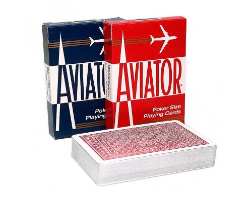 Карты Aviator Standard Index red/blue