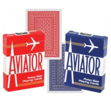 Карты "Aviator Standard Index red/blue"