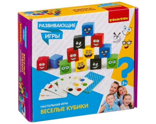 Развивающая игра Веселые Кубики