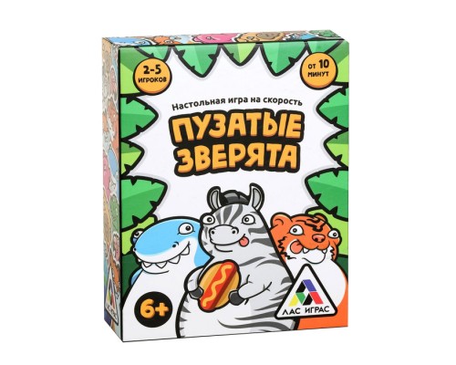 Настольная игра на скорость «Пузатые зверята»