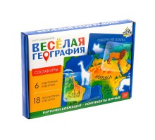 Настольная игра "Веселая география"   4606206