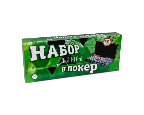 Набор для покера Russian Poker на 500 фишек, Partida