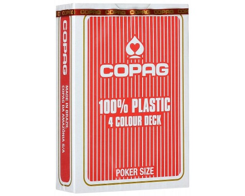 Карты Copag 4 Colour (red/blue)