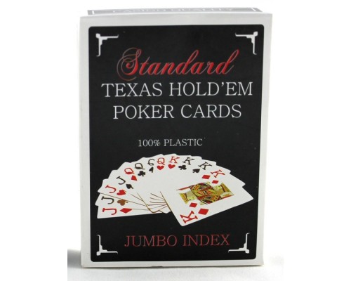 Карты для покераTexas Holdem Jumbo Index синие