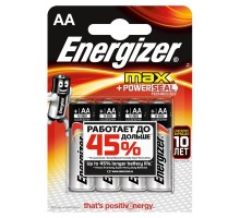 Батарейки Energizer, 4шт, AA