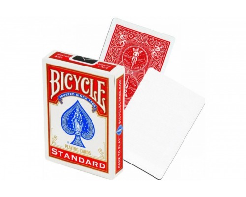 Карты Bicycle Blank Card Both Sides red/blue