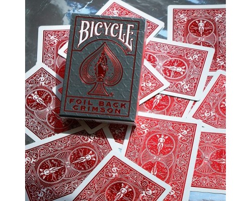 Карты Bicycle Metalluxe Red