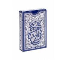 Игральные карты серия "Lewis & Wolf" blue 54 шт/колода ((poker size index standard, 63*88 мм)