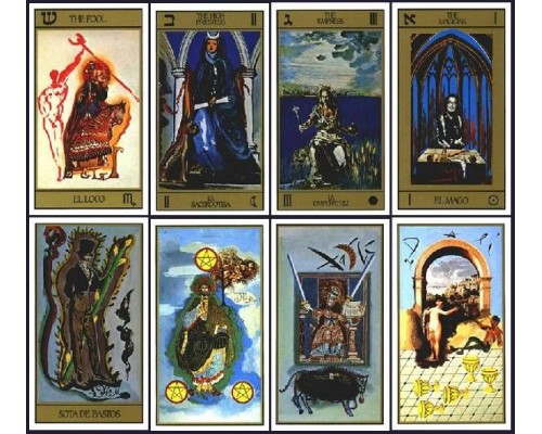 Карты Таро Salvador Dali Universal Tarot Gold Edition