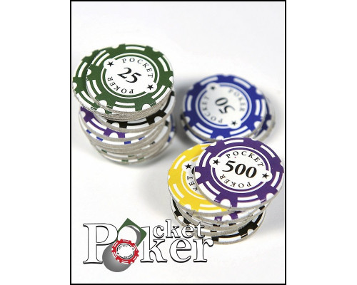 Походный набор для покера Pocket Poker на 120 фишек, Partida