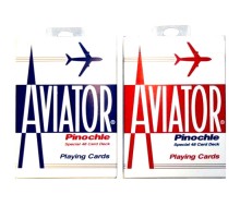 Карты "Aviator pinochle red/blue"