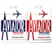 Карты Aviator pinochle red/blue