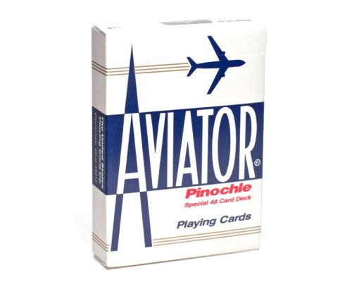 Карты Aviator pinochle red/blue